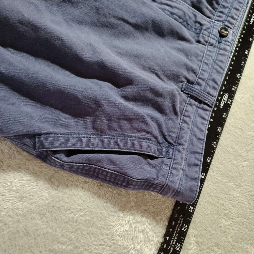 IZOD Cargo Shorts Men 42/10 Navy Outdoor Hiking Comfort Cotton Durable Beach